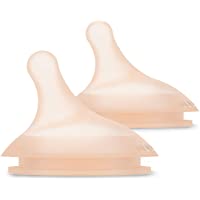 Los mejores  - Suavinex Pack Tetina Biberón Zero-Zero Anticólicos- Flujo Denso (L)- 2 unidades- +6 meses